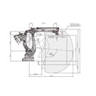 Robot Palletizer CP180L 4 Axis Robotic Arm For Palletizing As Palletizing Robot