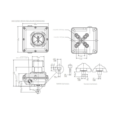Westlock Rotary Position Monitors Limit Switch 3000 8300 3300 Series with Fisher V150 Valve و DVC6200 Positioner