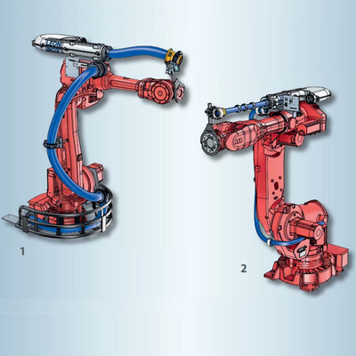 أنظمة LEONI Robotic Dresspack ومجموعات الملابس القياسية لـ ABB KUKA Yasakawa