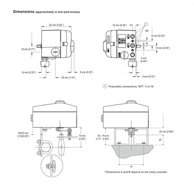 Spirax Sarco SP7-10 SP7-11 SP7-12 Smart Valve Positioners with EZ Control Valve