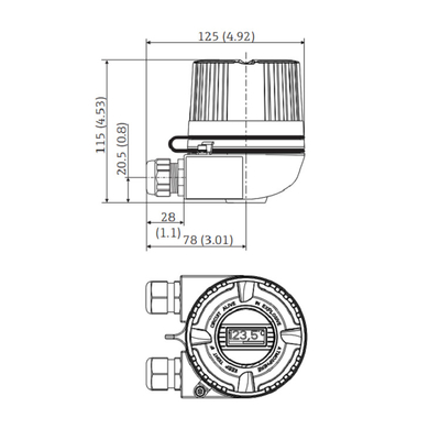 جهاز إرسال درجة الحرارة Endress Hauser ITEMP TMT72 TMT162 TMT142B TMT82