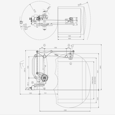 Hyundai Packing Robot HP160 Arms 160KG الحمولة 3128 تصل مع القابض