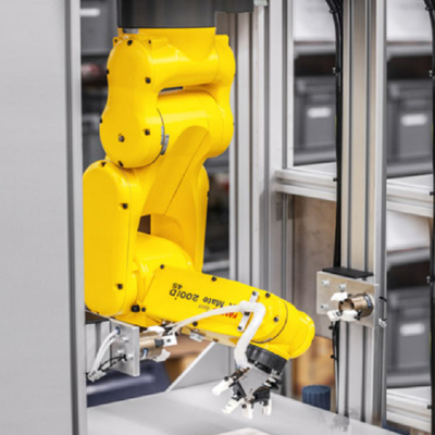 Fanuc LR Mate 200iD / 7L الحمولة 7 كجم تصل إلى 911mm روبوت صغير لتسليم / لحام