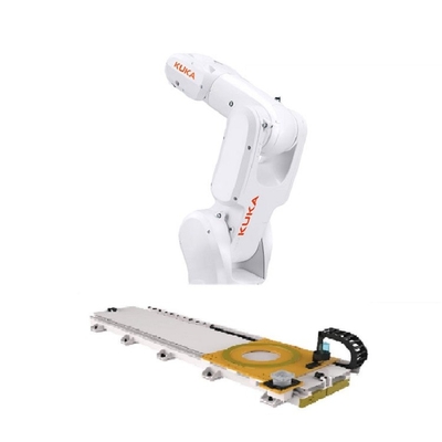 KR 4 R600 Kuka Robot Arm Compact 6 Axes Robot Arm مع GBS Robot Rail Electronics