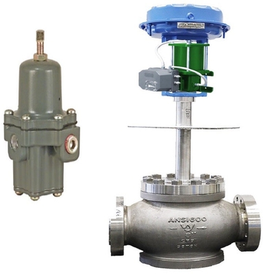 صمام التحكم الهوائي Qquipped Rotork Actuator 3710 67CFR صمام تخفيض ضغط الفلتر