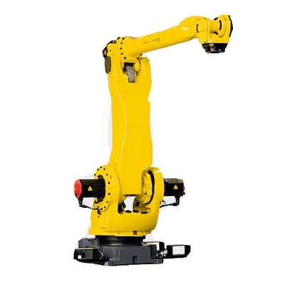 5 Axis Fanuc Palletizing Robot Industrial M-410iB / 140H مع GBS Robot Rail