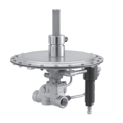 منظم ضغط غاز الوقود FISHER 95L Gas Regulator Skid Mount Package
