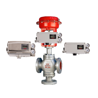 ROTORK YTC Smart Valve Positioner Ytc 3300 مع صمام التحكم والمشغل الصيني