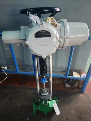 ROTORK Electric Actuator IQ مع IW IB IS علبة التروس لصمام التحكم الكهربائي فيشر EWT