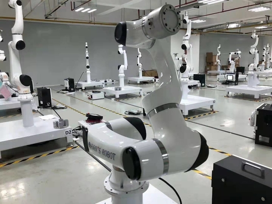 رمادي Hansrobot 6 Axis Cobot Welding Elfin05 ذراع روبوت تعاوني مع قابض روبوت Onrobot