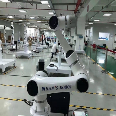 رمادي Hansrobot 6 Axis Cobot Welding Elfin05 ذراع روبوت تعاوني مع قابض روبوت Onrobot