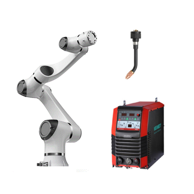 رمادي Hansrobot 6 Axis Cobot Welding Elfin05 ذراع روبوت تعاوني مع قابض روبوت Onrobot