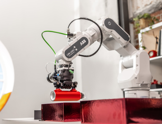 ABB 6 Axis Cobot CRB1100 ذراع روبوت مع RobotiQ Robot Gripper لروبوت التجميع
