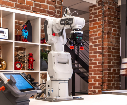 ABB 6 Axis Cobot CRB1100 ذراع روبوت مع RobotiQ Robot Gripper لروبوت التجميع