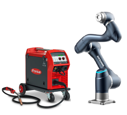 Doosan 20kg Payload Cobot H2017 Robot Arm with Robot Tig MiG Arc اللحام الآلي آلة