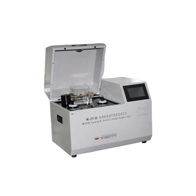 HUAKEYI HK-JYY-80 التلقائي النفط انهيار جهاز اختبار الجهد محول عازل Bdv آلة اختبار