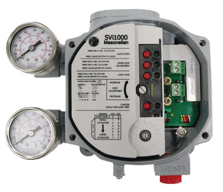هوائي واحد يعمل صمام Positioner Burkert مع Masoneilan SVI 221113121
