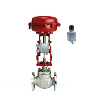 هوائي واحد يعمل صمام Positioner Burkert مع Masoneilan SVI 221113121