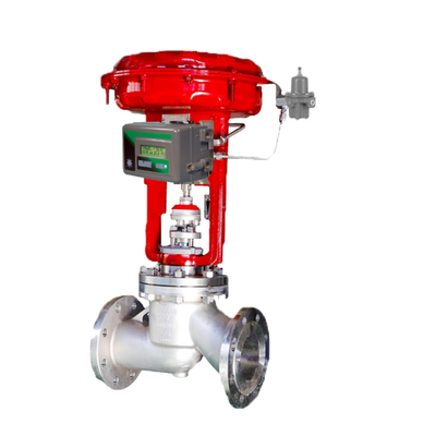 صمام التحكم الهوائي مع منظم مرشح 67CFR وصمام موضعي Fish-er DVC2000 Valve
