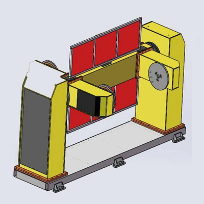 يعمل مموضع اللحام الأوتوماتيكي من النوع الثاني على شكل U مع ذراع الروبوت ABB KUKA Yasakawa Fanuc