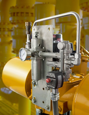 معدات صرف الغاز الطبيعي المضغوط 291 ارتفاع ضغط 5000 Psi CNG ASCO صمام الملف اللولبي مع صمام Masoneilan