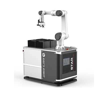 AGV مع ذراع الروبوتات التعاونية الجديدة Hansrobot 6 Axis Arm Elfin10