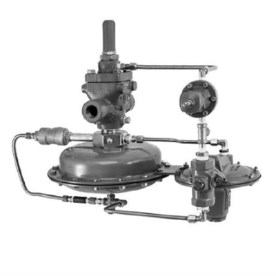 فيشر Regulator 1190 الضغط المنخفض لصمام تغطية الغاز بصمام طيار يعمل بخفض الضغط لتركيب الانزلاق