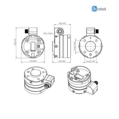 ONrobot Robot Gripper SP1 SP3 SP5 Hand Gripper Work For UR Cobot Pneumatic Gripper For Industrial Robot Arm