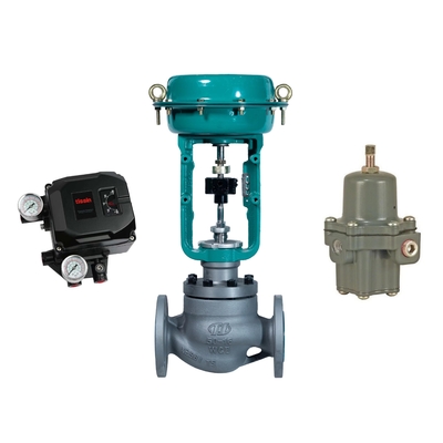 صمام صيني بمحرك Tissin TS700 وصمام تخفيض ضغط فيشر 67CFR