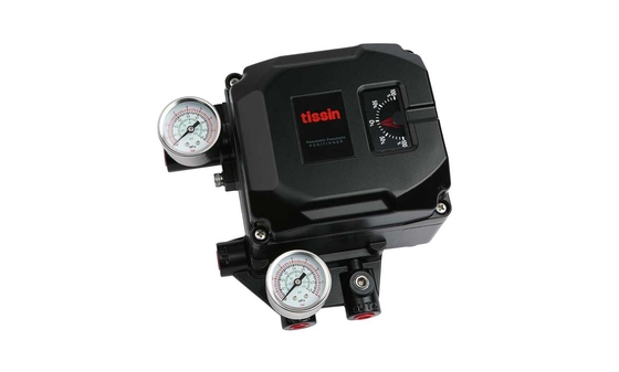 Tissin TS600R E-P Positioner مع صمام التحكم Chuan Yi الصيني وصمام تخفيض الضغط Fisher 67CFR