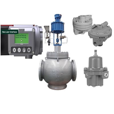 الصينية ABM صمام Masoneilan SVI3 Positioner BR400 الداعم ومنظم فيشر 67CFR مع مرشح لصمام التحكم في التدفق