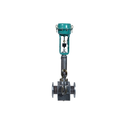 صمام التحكم في التدفق مع منظم مرشح Fisher 67CFR ومحدد موضع الصمام Foxboro SRD991
