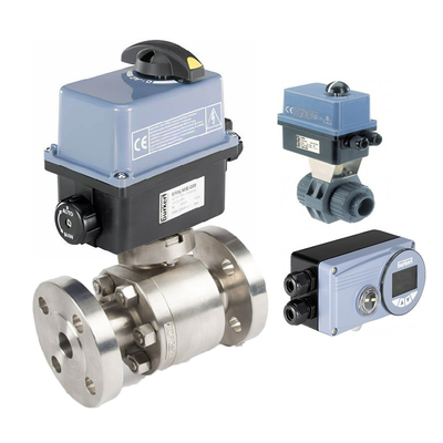 المحرك الدوارة الكهربائي Burkert 8804 مع صمام كروي ثنائي الاتجاه لصمام التحكم