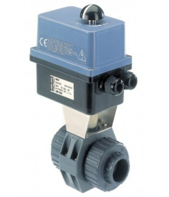 المحرك الدوارة الكهربائي Burkert 8804 مع صمام كروي ثنائي الاتجاه لصمام التحكم