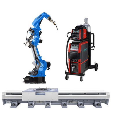 الصين GBS قوس روبوت لحام GBS6-C2080 6 محور ذراع روبوت آلي مع آلة لحام Megmeet CM350