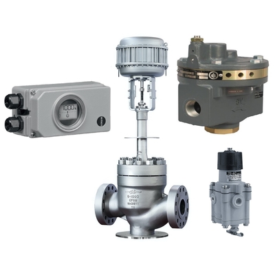 Chuanyi Flow Control Valve Samson 3730-3 صمام الوضع مع منظم مرشح Fisher 2625 و Masoneilan 78-40
