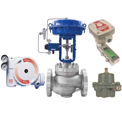 صمام التحكم الهوائي مع محدد موضع Flowserve عالي الدقة USA Logix 3200 MD