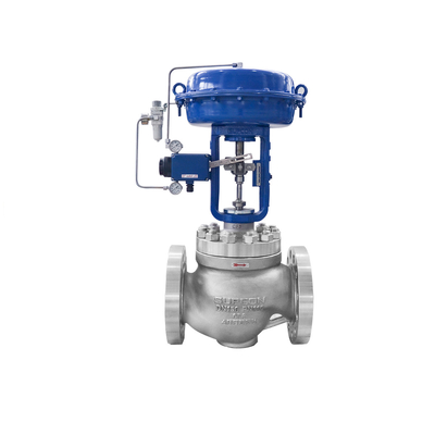 صمام التحكم في التدفق مع Flowserve 3200MD Valve Positioner ASCO Solenoid Valve 67CFR Filter Regulator