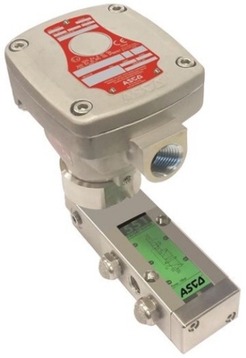 صمام التحكم في التدفق مع Flowserve 3200MD Valve Positioner ASCO Solenoid Valve 67CFR Filter Regulator