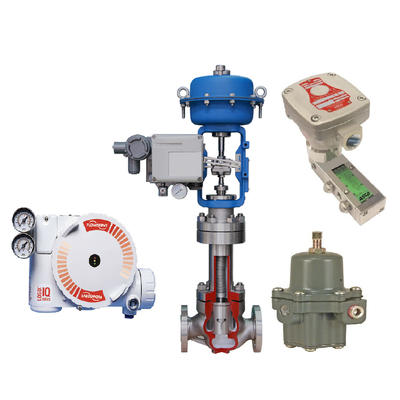 Flowserve 3200MD Valve Positioner with Flow Control Valve ASCO Solenoid Valve 67CFR Filter Regulator