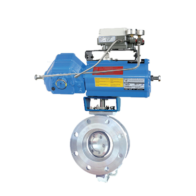 صمام الفراشة مع مشغل Neles B1CU17/55L وموضع الصمام KOSO EPA800