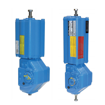 صمام الفراشة مع مشغل Neles B1CU17/55L وموضع الصمام KOSO EPA800
