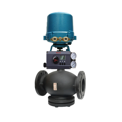 صمام التحكم الصيني مع محرك الصمام KOSO 371LSB 361LSC وموضع الصمام من العلامة التجارية الصينية Maxnic MVP3000
