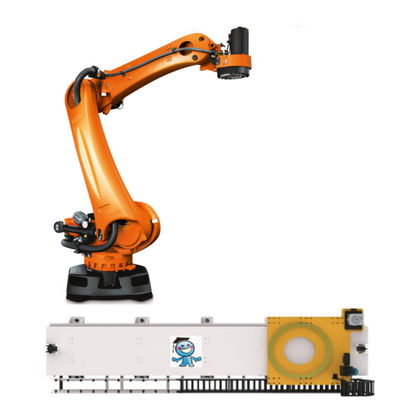 روبوت KUKA لتحليل الحوائط KR 240 R3200 PA مع قوالب توجيه CNGBS كذراع روبوت صناعي تلقائي