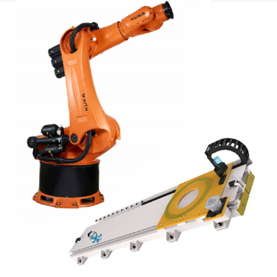 كوكا KR 240 R3330 الروبوت الحاوية مع CNGBS خطية دليل السكة الحديدية كحمولة آلية 240kg ذراع الروبوت