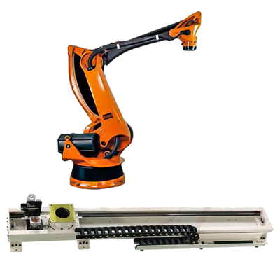 الذراع الروبوتية للتقطيع 5 محور Kuka KR 180 PA مع CNGBS الروبوت دليل السكة الحديدية للروبوت التقطيع