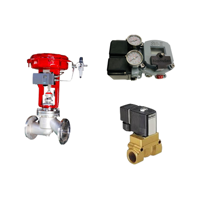صمام التحكم الهوائي الشهير في الصين مع Masoneilan SVI2-21123121 موقف و Burkert 5404 صمام Solenoioid