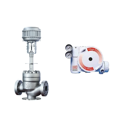 صمام التحكم الصيني مع Flowserve Logix 3200MD جهاز تحديد المواقع الرقمي HART و Masoneilan 78-40 جهاز تحكم المرشح