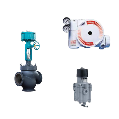 صمام التحكم الصيني مع Flowserve Logix 3200MD جهاز تحديد المواقع الرقمي HART و Masoneilan 78-40 جهاز تحكم المرشح