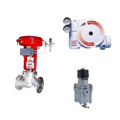 صمام التحكم الصيني مع Flowserve Logix 3200MD جهاز تحديد المواقع الرقمي HART و Masoneilan 78-40 جهاز تحكم المرشح